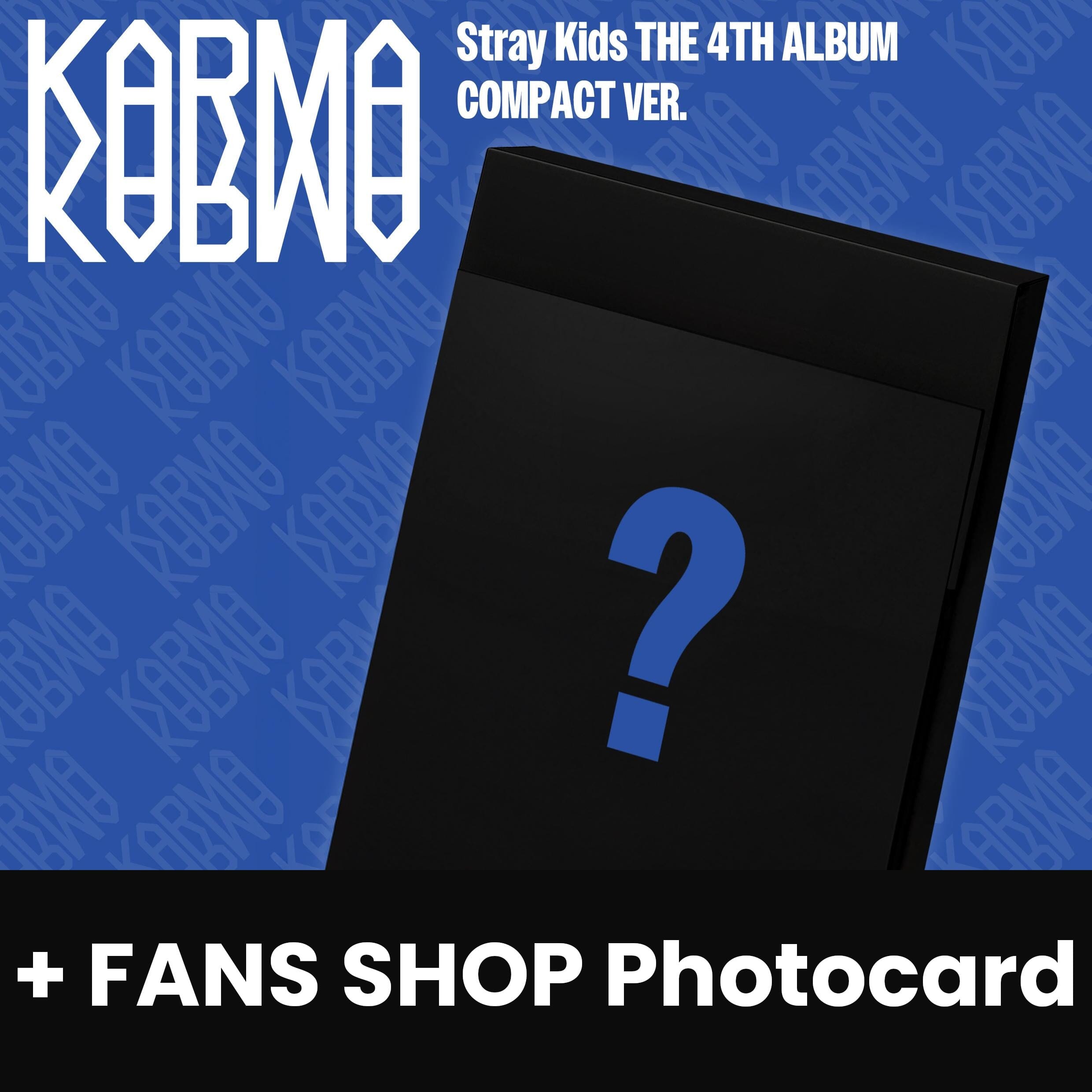 STRAY KIDS - KARMA (COMPACT VER.) + FANS SHOP Photocard Nolae