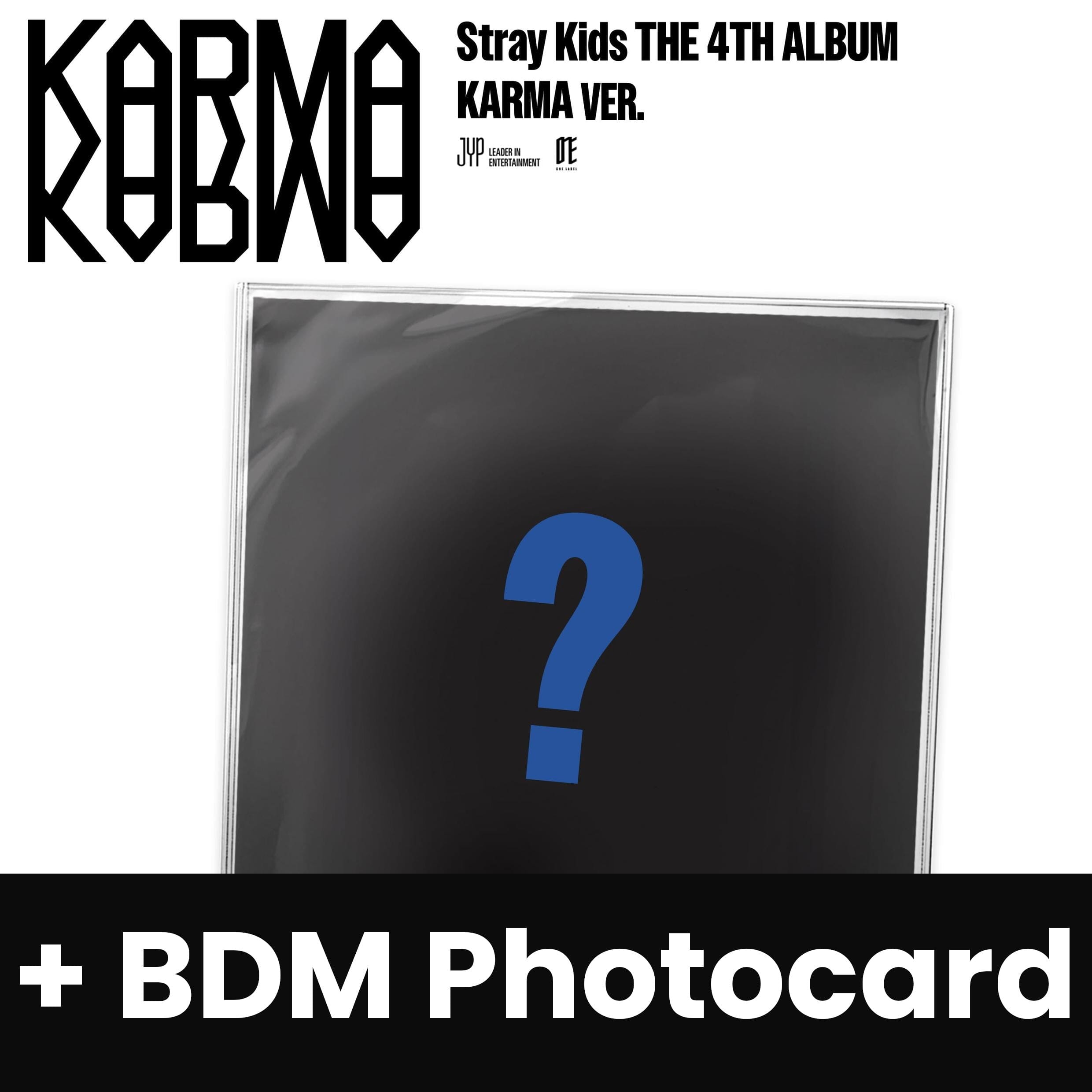 STRAY KIDS - KARMA (KARMA VER.) (LIMITED) + BDM Photocard Nolae