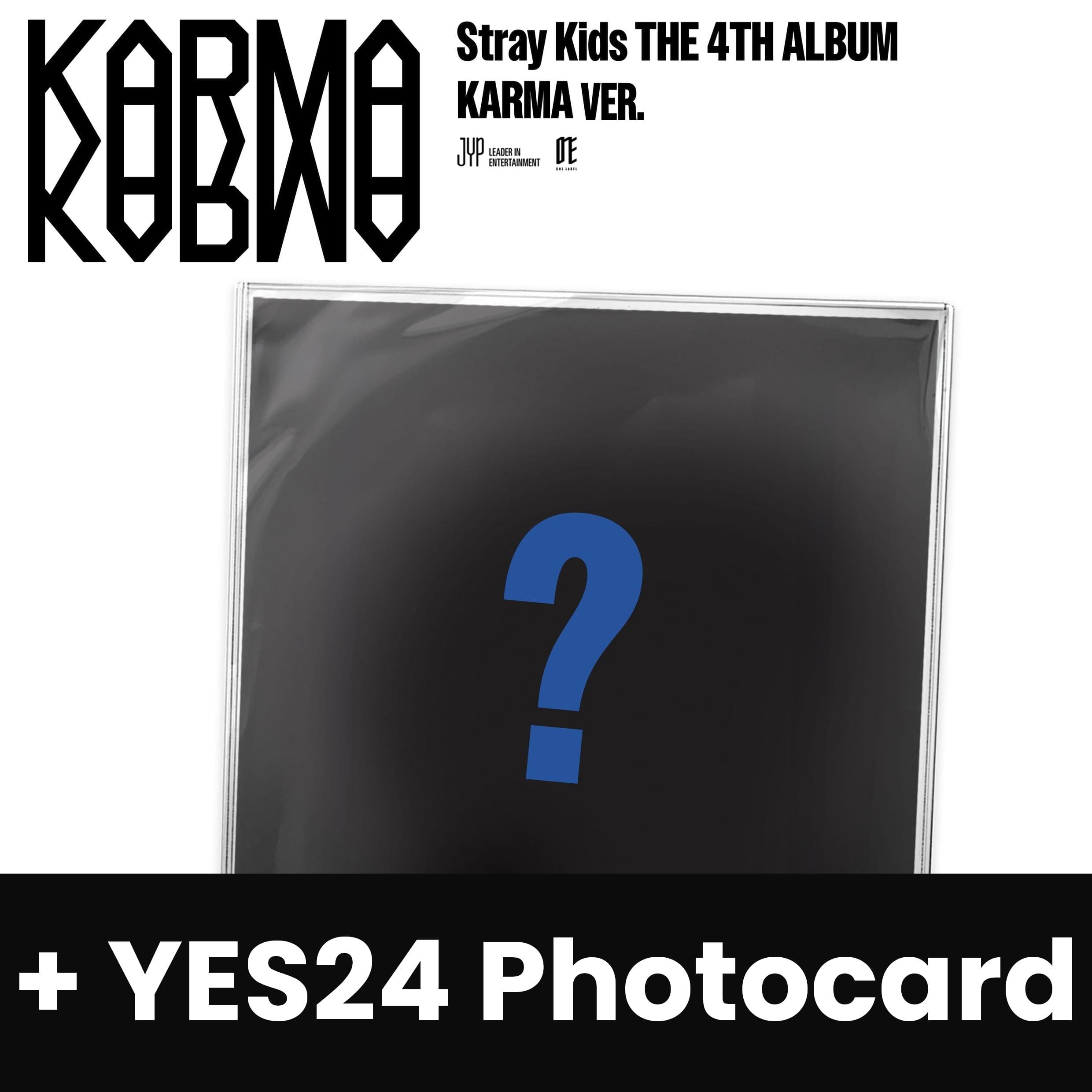 STRAY KIDS - KARMA (KARMA VER.) (LIMITED) + YES24 Photocard Nolae