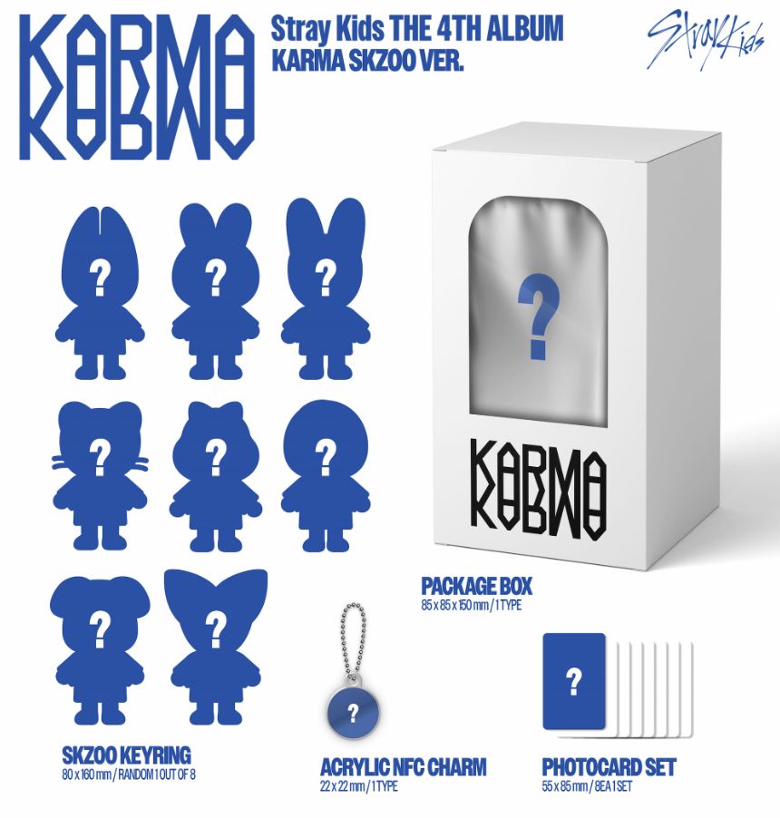 STRAY KIDS - KARMA (SKZOO VER.) + Soundwave Photocard Nolae