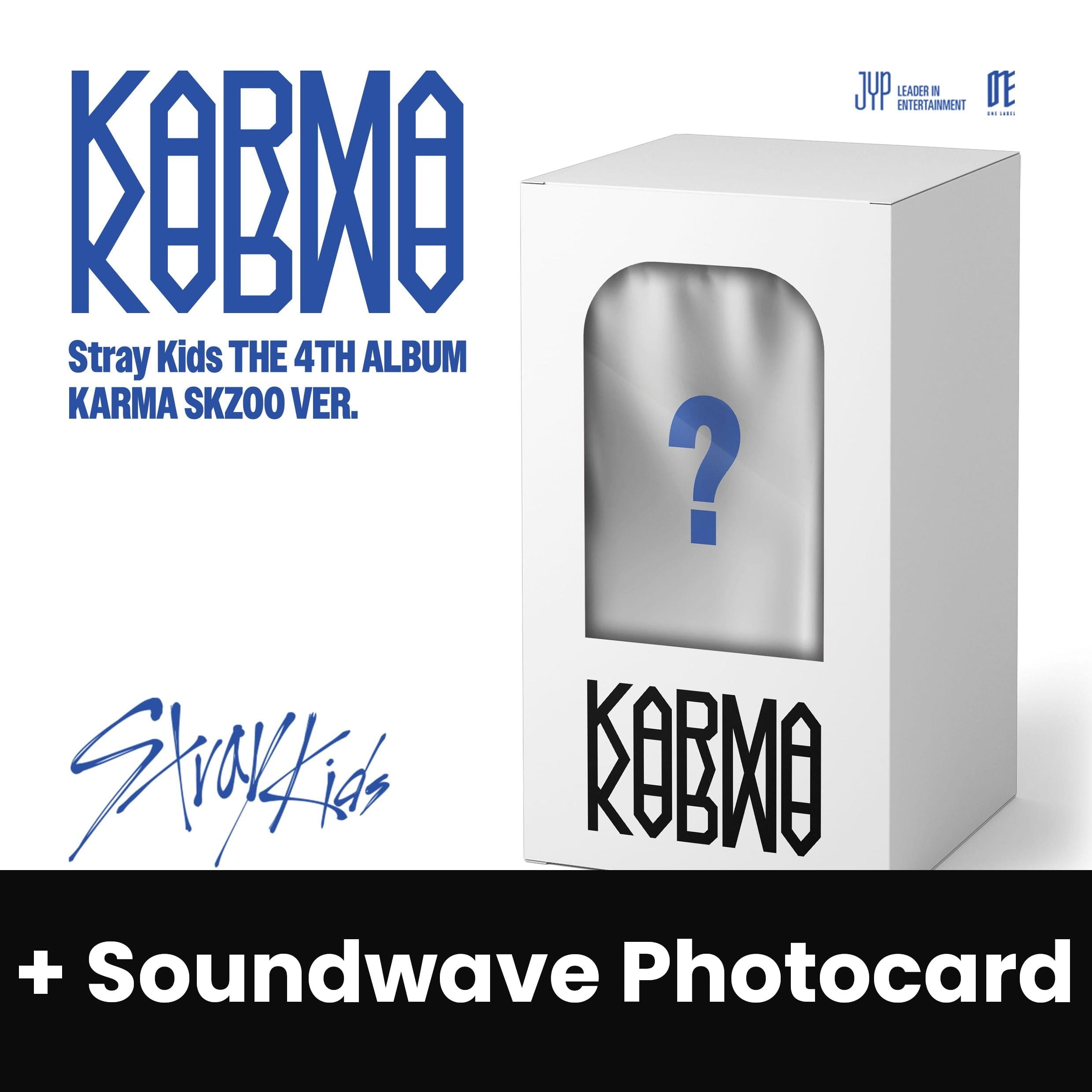 STRAY KIDS - KARMA (SKZOO VER.) + Soundwave Photocard Nolae
