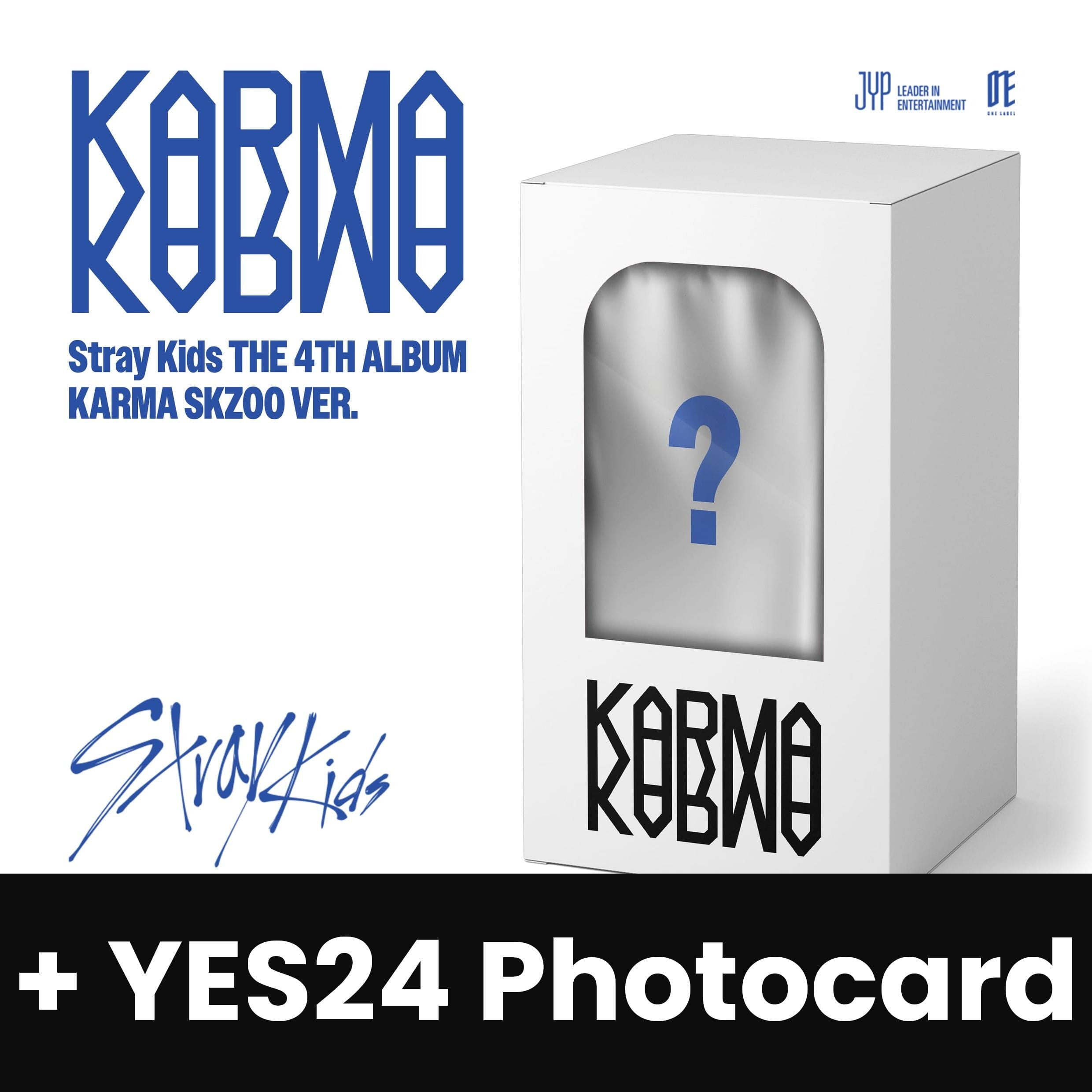 STRAY KIDS - KARMA (SKZOO VER.) + YES24 Photocard Nolae