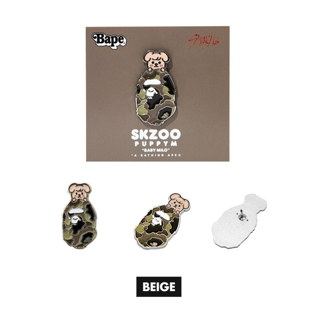 STRAY KIDS - SCRUNCHIES & METAL PINS (BAPE X STRAY KIDS MD)