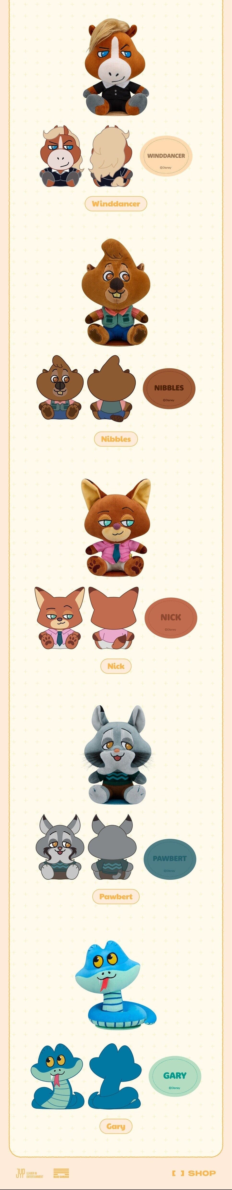 STRAY KIDS - Shoulder Plush (SKZOO X ZOOTOPIA2 POP-UP MD)