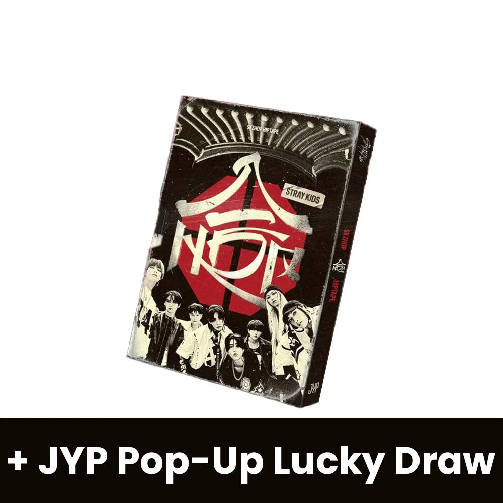 STRAY KIDS - SKZHOP HIPTAPE ‘合 (HOP)’ (SKZHOP VER.) + JYP Pop-Up Lucky Draw Photocard Nolae