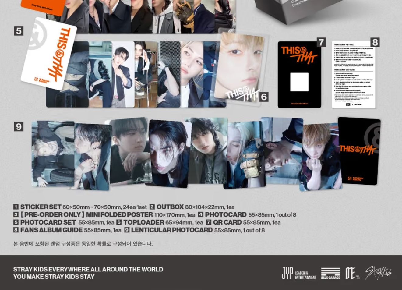 STRAY KIDS - THIS & THAT (FANS ALBUM VER.) + BDM Gift Nolae