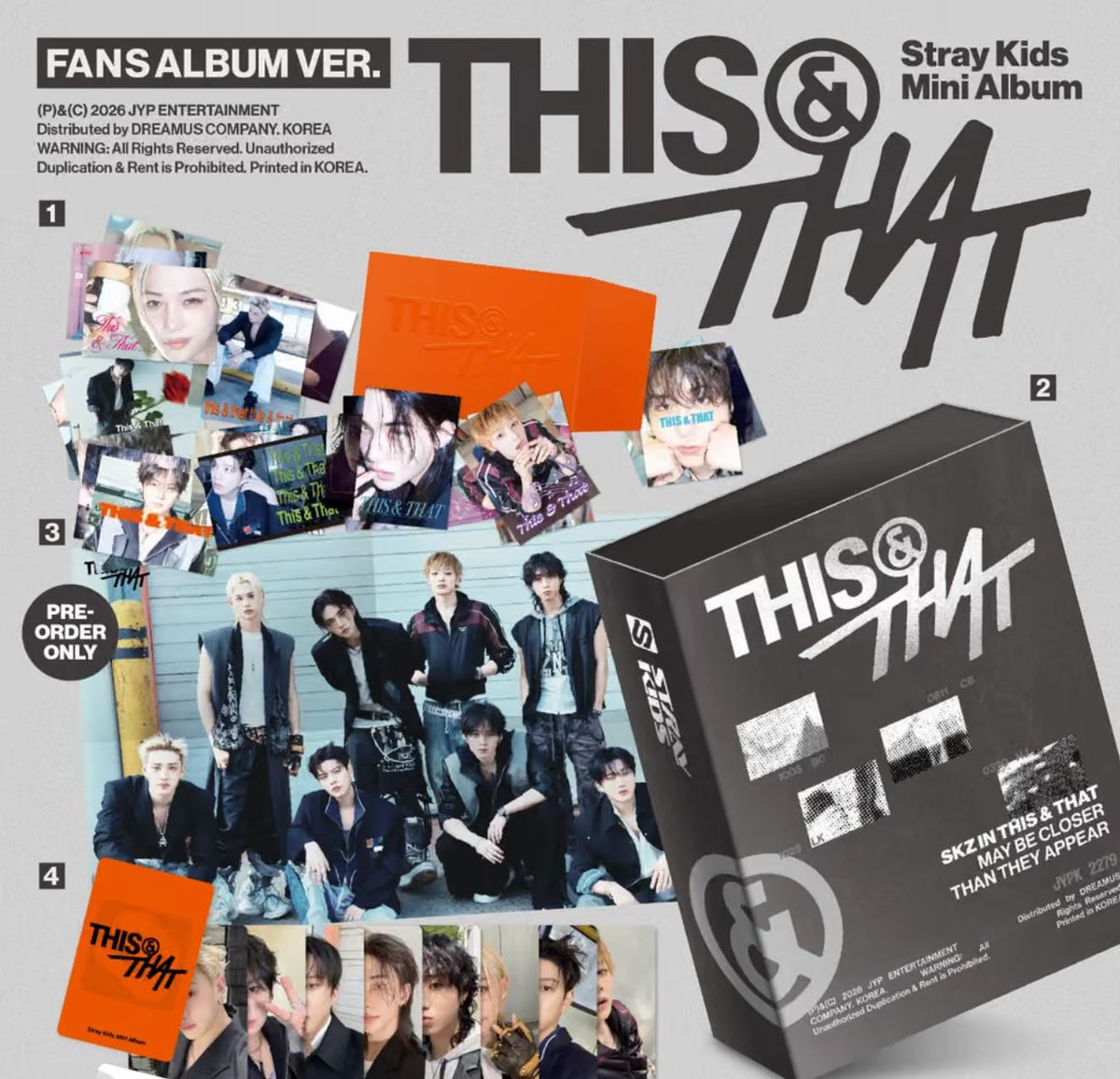 STRAY KIDS - THIS & THAT (FANS ALBUM VER.) + Soundwave Gift Nolae