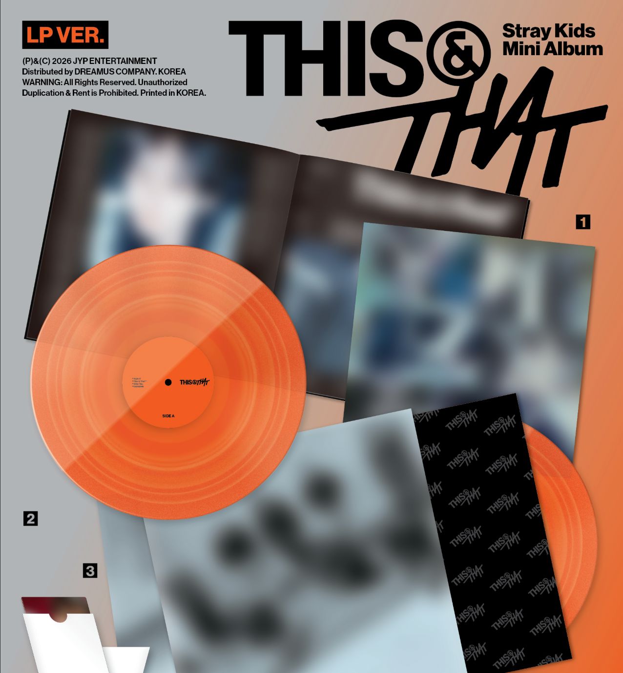 STRAY KIDS - THIS & THAT (LP VER.) (LIMITED) + Dear My Muse Gift Nolae