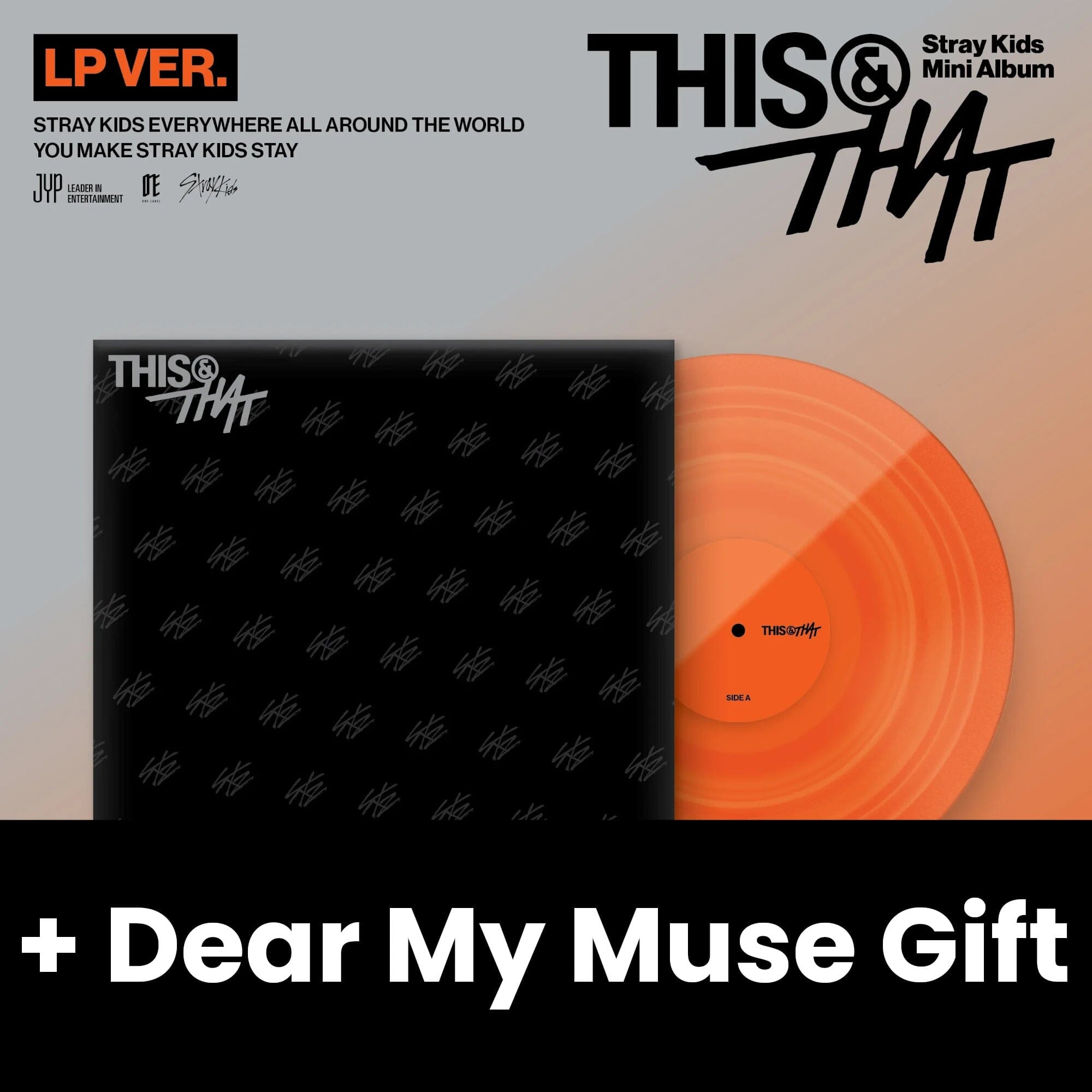 STRAY KIDS - THIS & THAT (LP VER.) (LIMITED) + Dear My Muse Gift Nolae