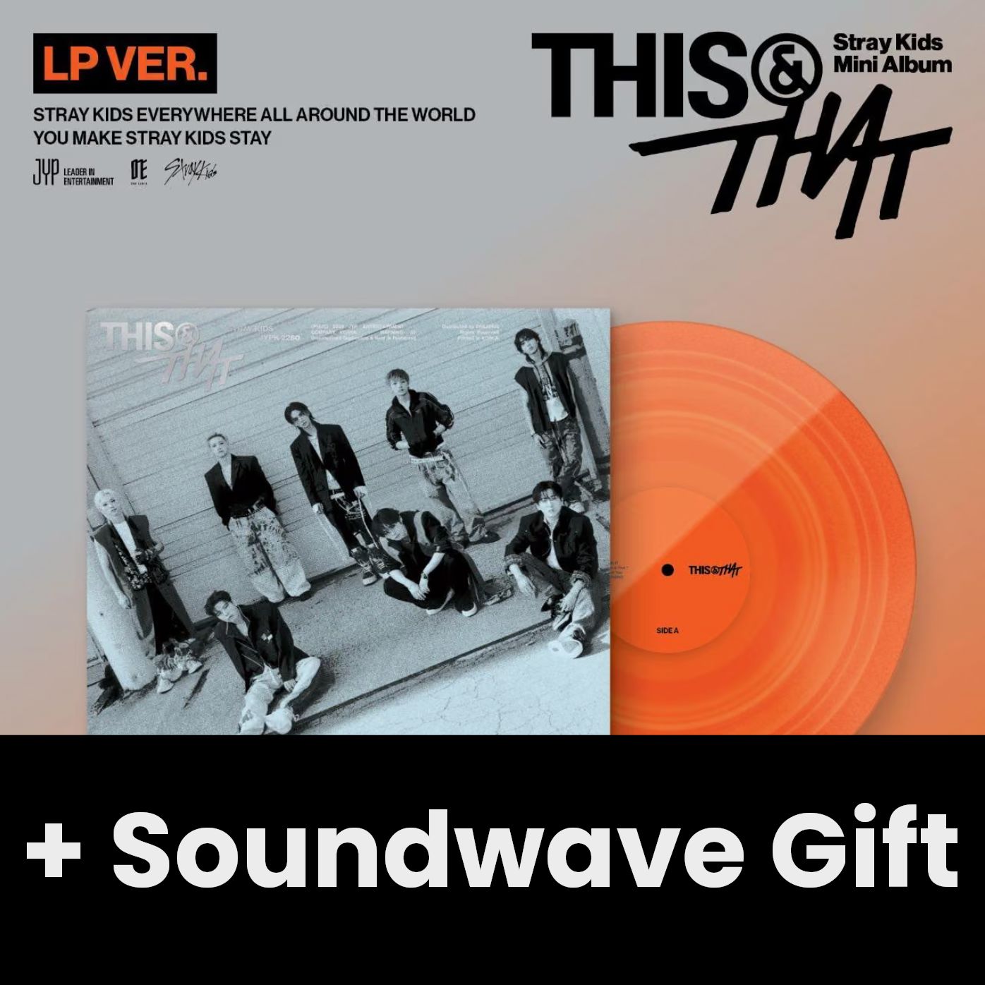 STRAY KIDS - THIS & THAT (LP VER.) (LIMITED) + Soundwave Gift Nolae