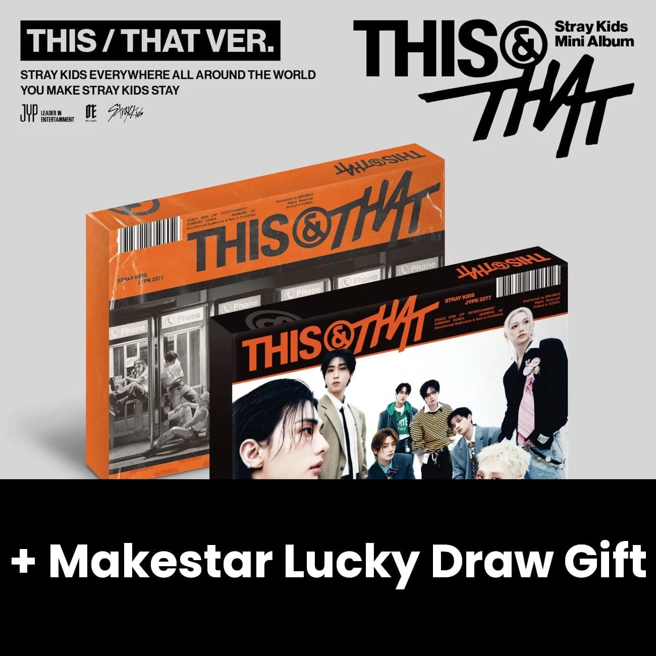 STRAY KIDS - THIS & THAT + Makestar Lucky Draw Gift Nolae