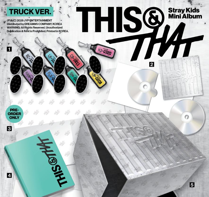 STRAY KIDS - THIS & THAT (TRUCK VER.) (LIMITED) + Dear My Muse Gift Nolae
