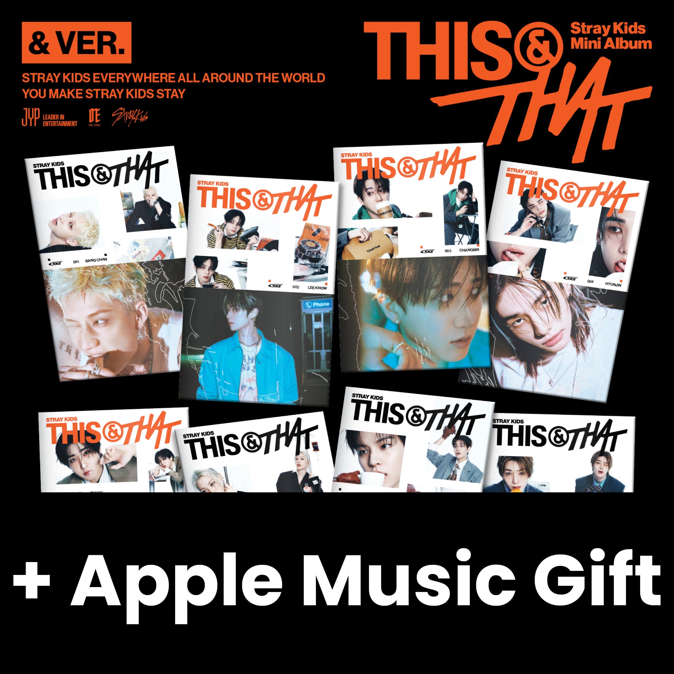 STRAY KIDS - THIS & THAT (& VER.) + Apple Music Gift