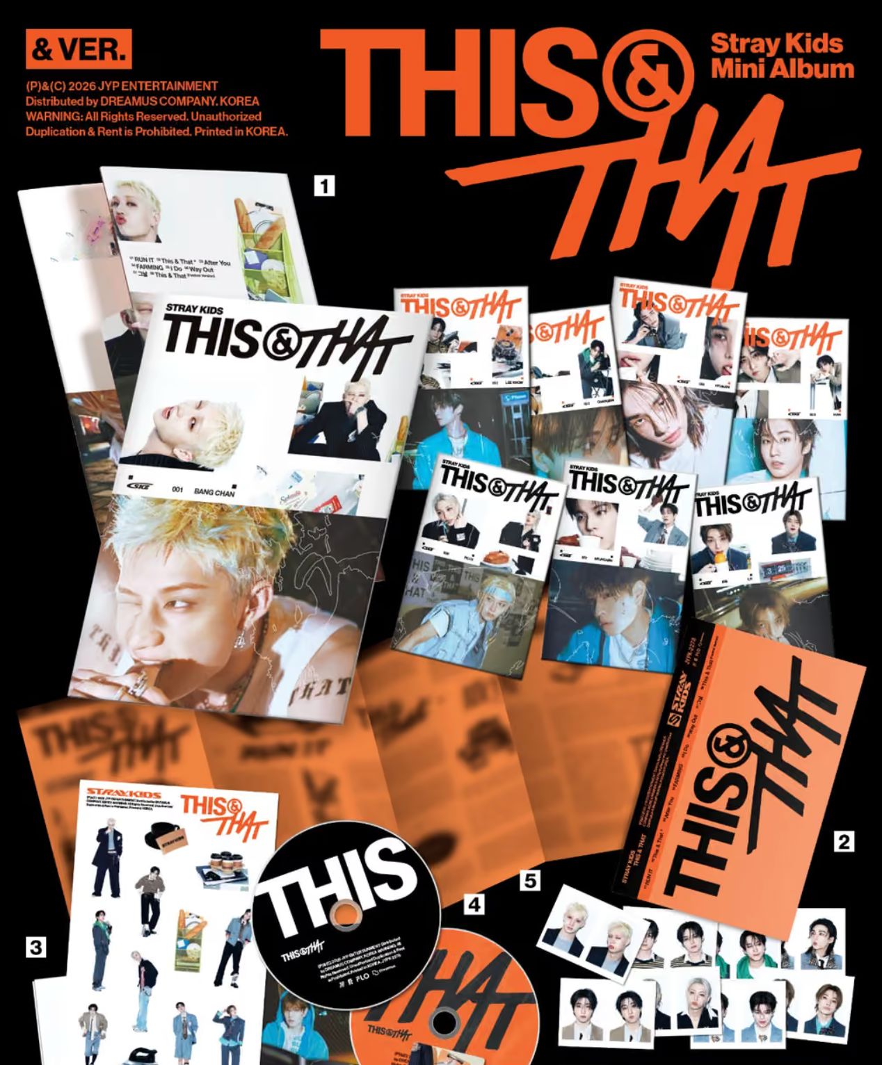 STRAY KIDS - THIS & THAT (& VER.) Nolae