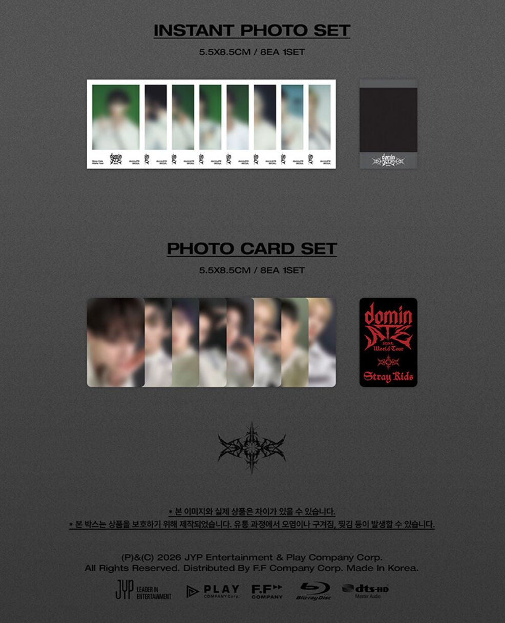 STRAY KIDS - WORLD TOUR 'DOMINATE SEOUL' (DVD & BLU-RAY) + FANS SHOP P