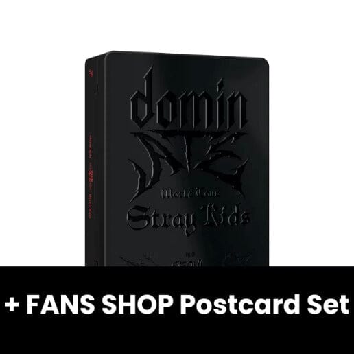 STRAY KIDS - WORLD TOUR 'DOMINATE SEOUL' (DVD & BLU-RAY) + FANS SHOP Postcard Set Nolae