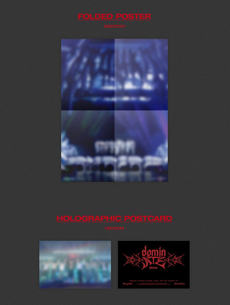 STRAY KIDS - WORLD TOUR 'DOMINATE SEOUL' (DVD & BLU-RAY) + FANS SHOP P