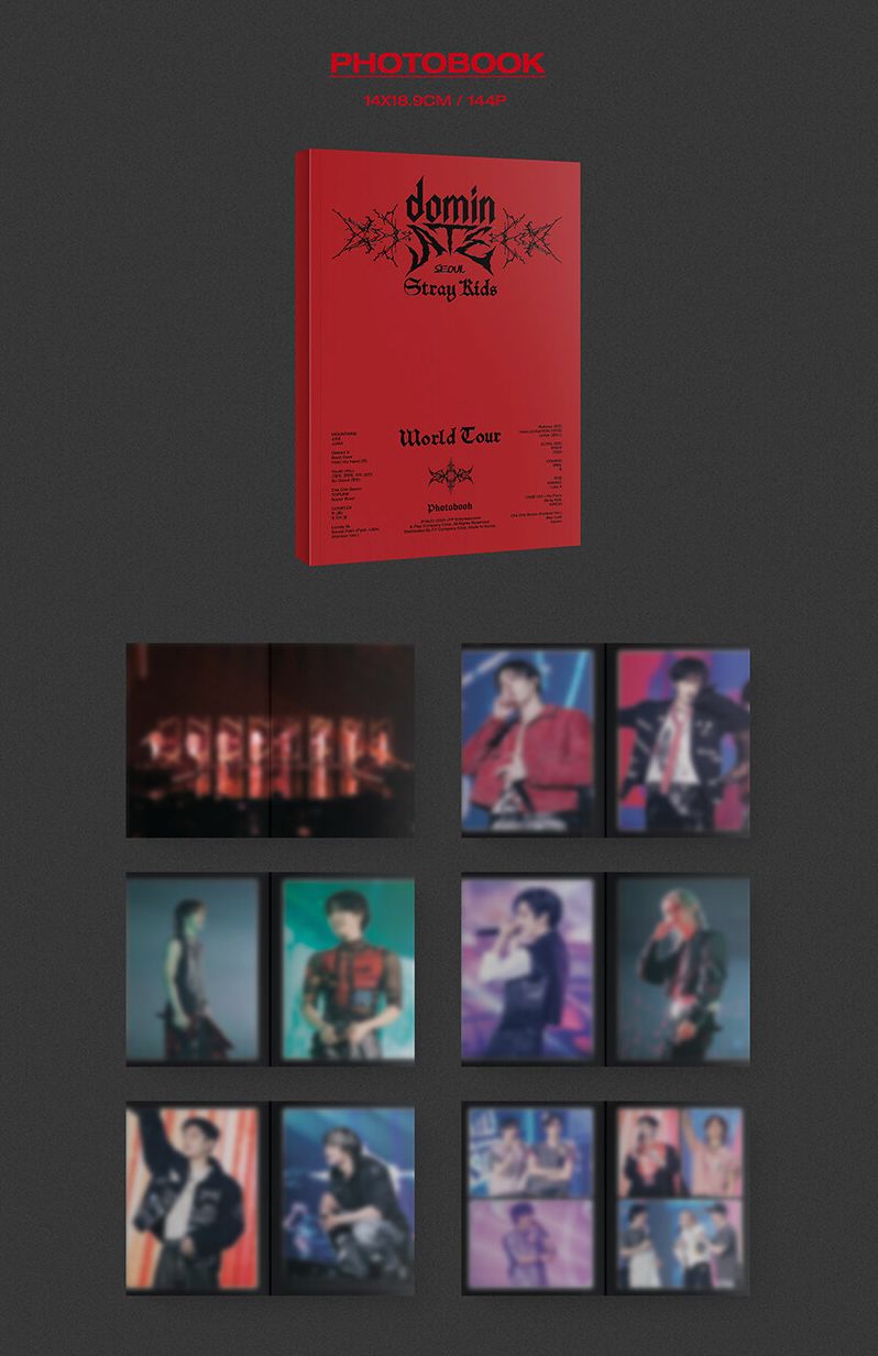 STRAY KIDS - WORLD TOUR 'DOMINATE SEOUL' (DVD & BLU-RAY) + FANS SHOP P
