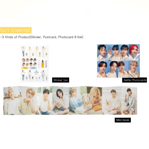 Stray Kids x Nacific - Cosmetic Sets + Photocard Gifts Nolae