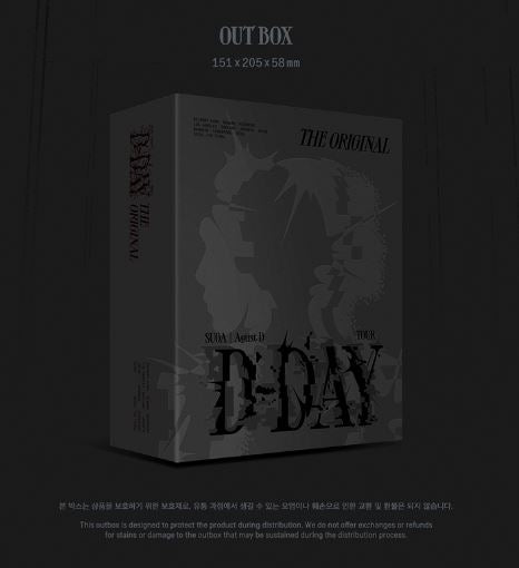 SUGA (BTS) - AGUST D TOUR 'D-DAY' THE ORIGINAL SET + Weverse Gift Nolae