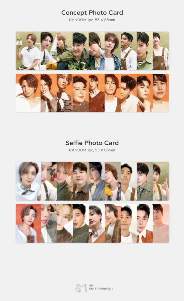 SUPER JUNIOR - RANDOM TRADING CARD SET (2024 SEASON'S GREETINGS OFFICIAL MD) Nolae