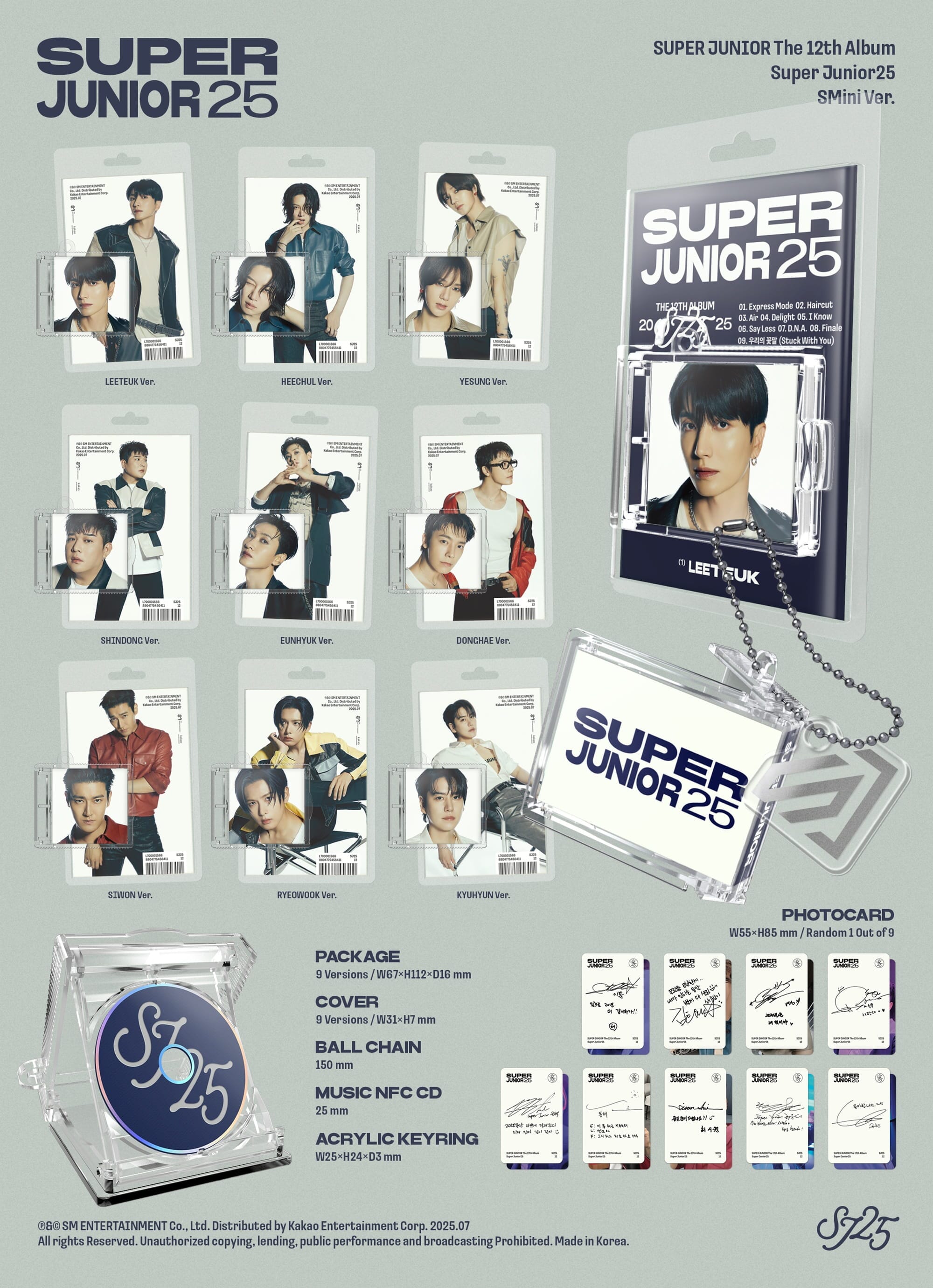 SUPER JUNIOR - SUPER JUNIOR25 (SMINI VER.)