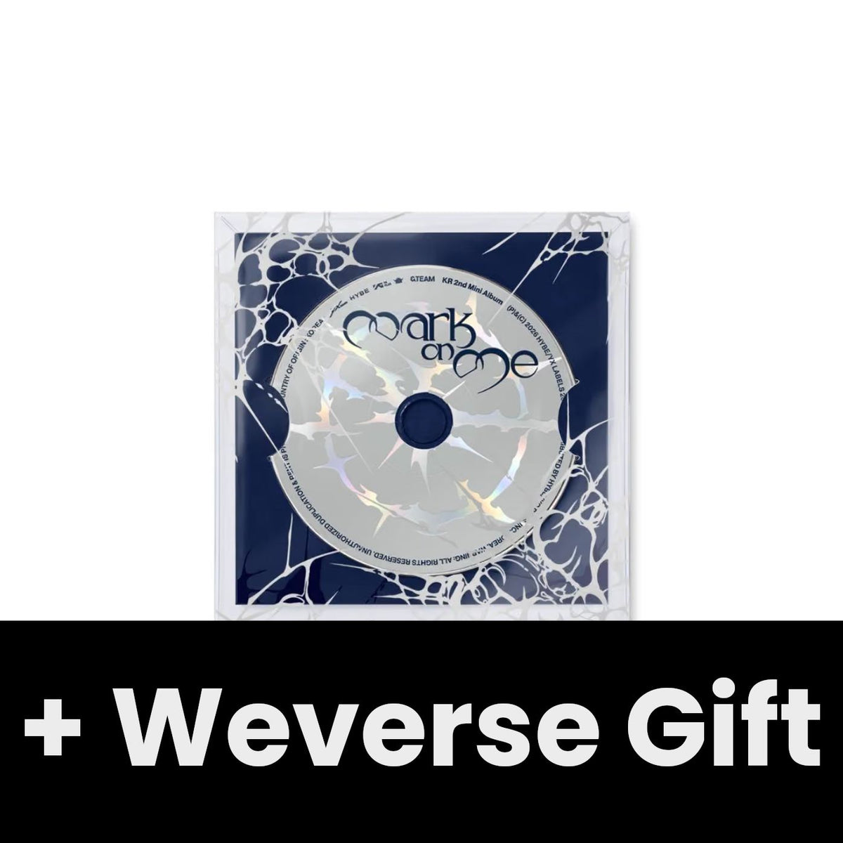 &TEAM - MARK ON ME (2ND KOREAN MINI ALBUM) (MINI CD VER.) + Weverse Gift Nolae