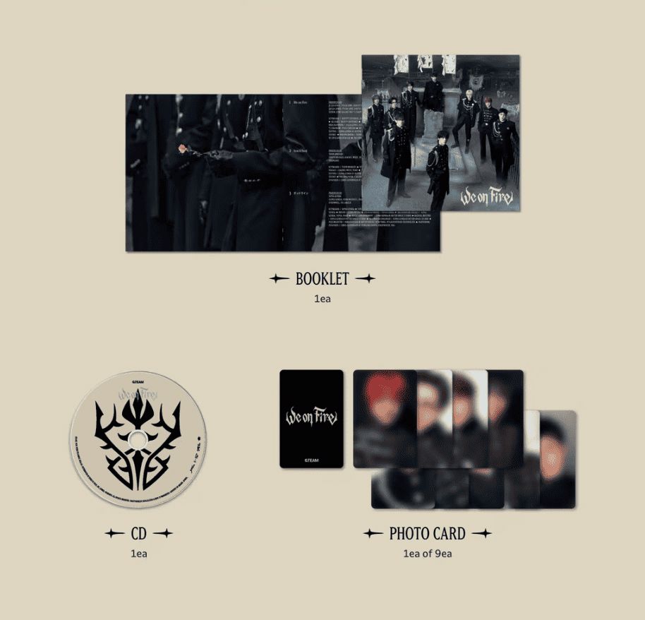&TEAM - WE ON FIRE + EARLY-BIRD Weverse Gift Nolae