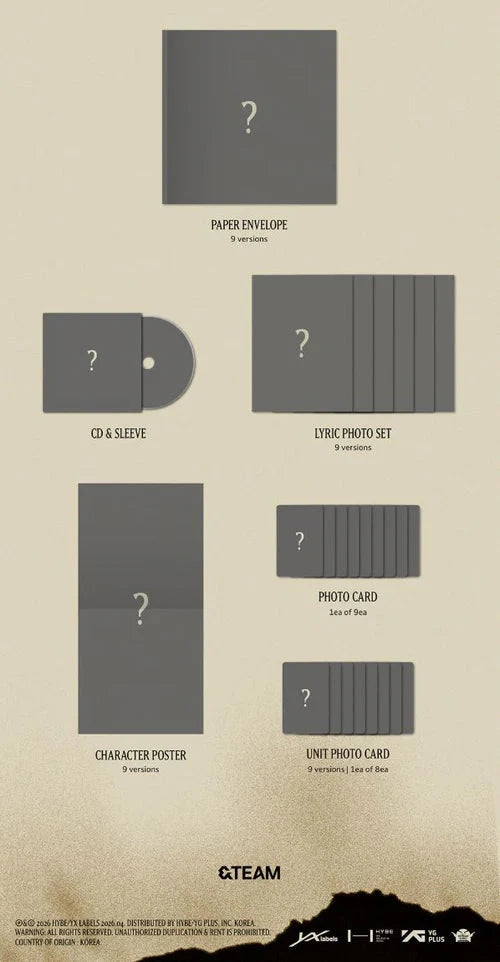 &TEAM - WE ON FIRE + EARLY-BIRD Weverse Gift Nolae