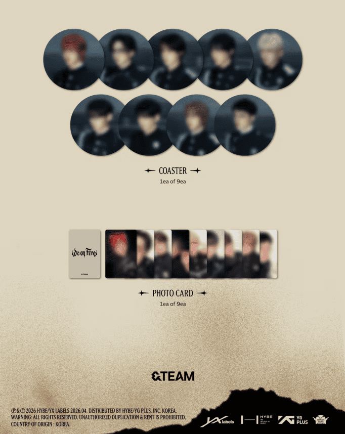 &TEAM - WE ON FIRE + EARLY-BIRD Weverse Gift Nolae