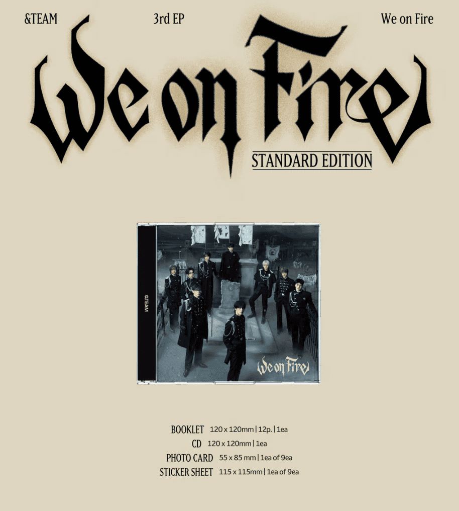 &TEAM We on fire アルバム &TEAM - WE ON FIRE