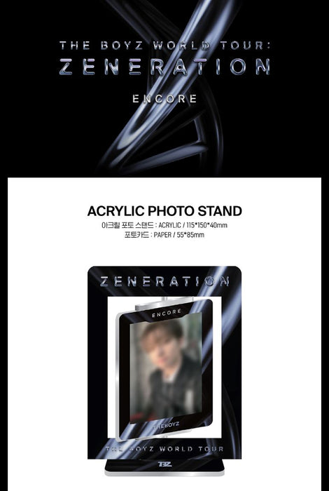 THE BOYZ - ACRYLIC PHOTO STAND (THE BOYZ WORLD TOUR : ZENERATION ENCORE MD) Nolae