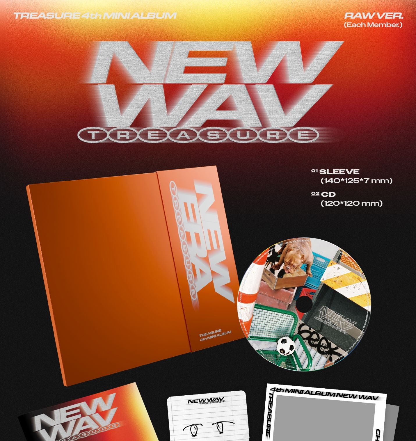 TREASURE - NEW WAV (RAW VER.) Nolae
