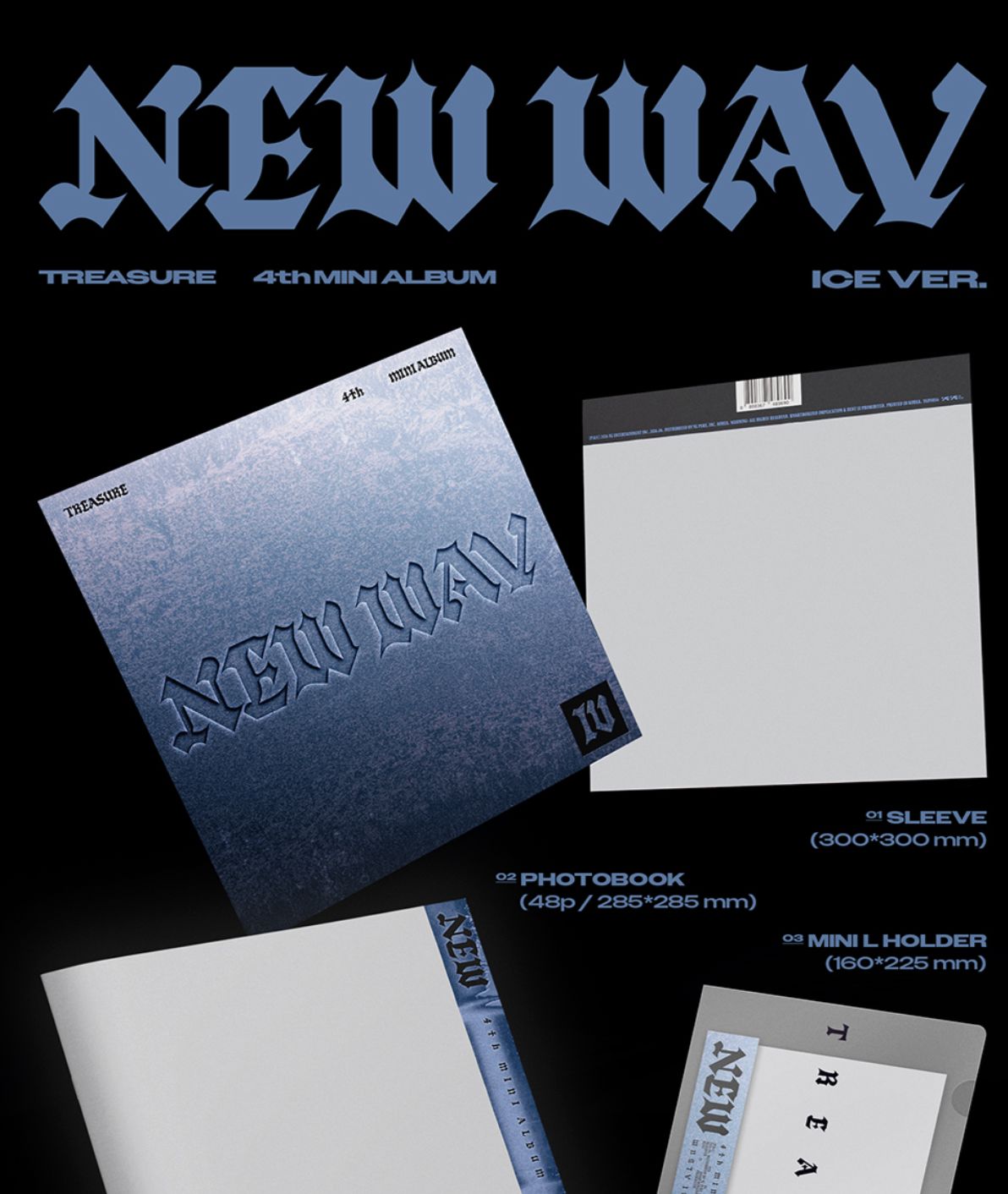 TREASURE - NEW WAV SET + EARLY-BIRD Weverse Gift Nolae