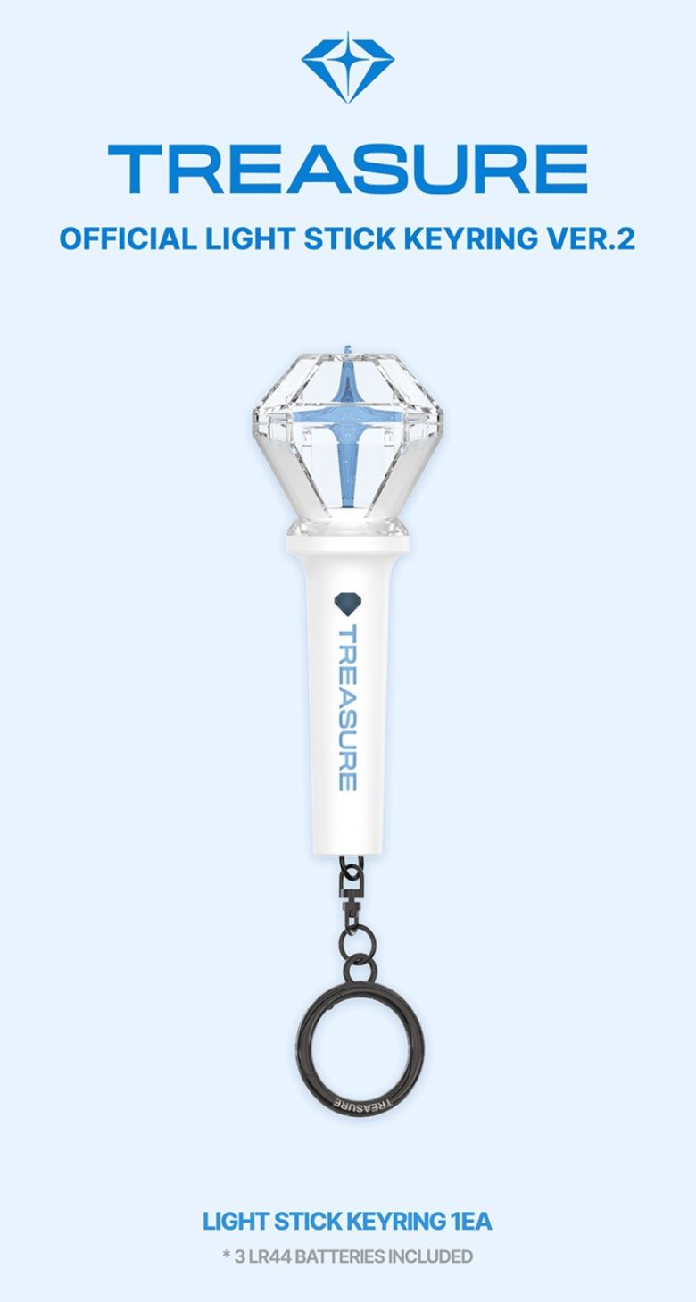 TREASURE - OFFICIAL LIGHT STICK KEYRING VER.2