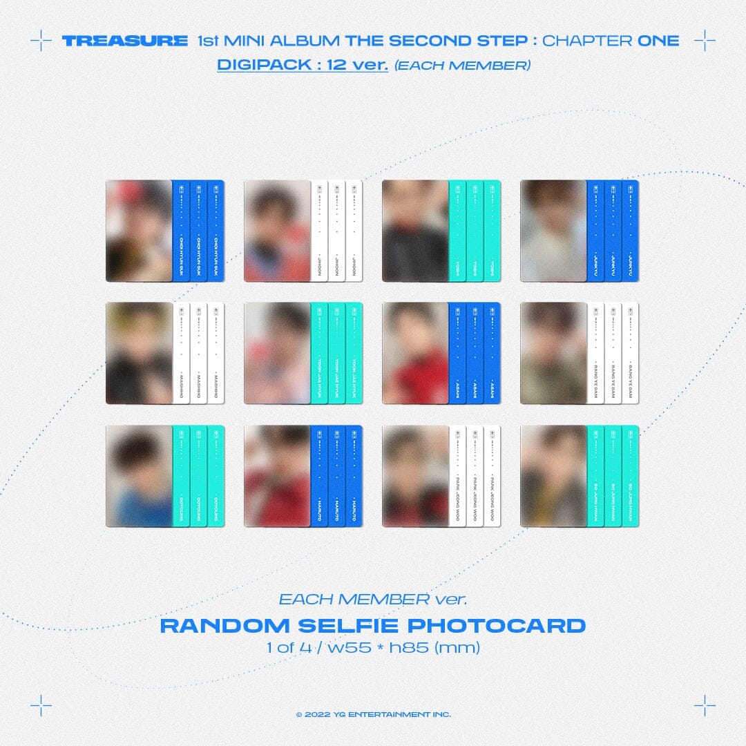 TREASURE - THE SECOND STEP : CHAPTER ONE (1st Mini Album DIGIPACK) Nolae