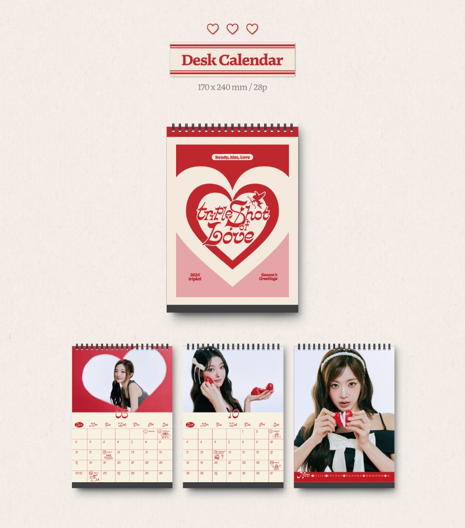 TRIPLES - 2026 SEASON'S GREETINGS (TRIPLESHOT OF LOVE) + Extra Photoca