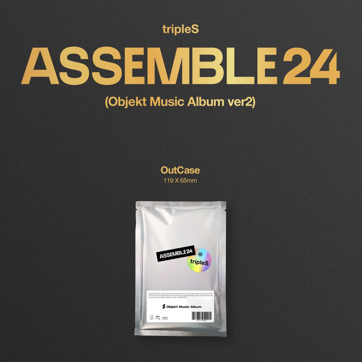 TRIPLES - ASSEMBLE24 (1ST FULL ALBUM) OBJEKT MUSIC ALBUM VER2 Nolae