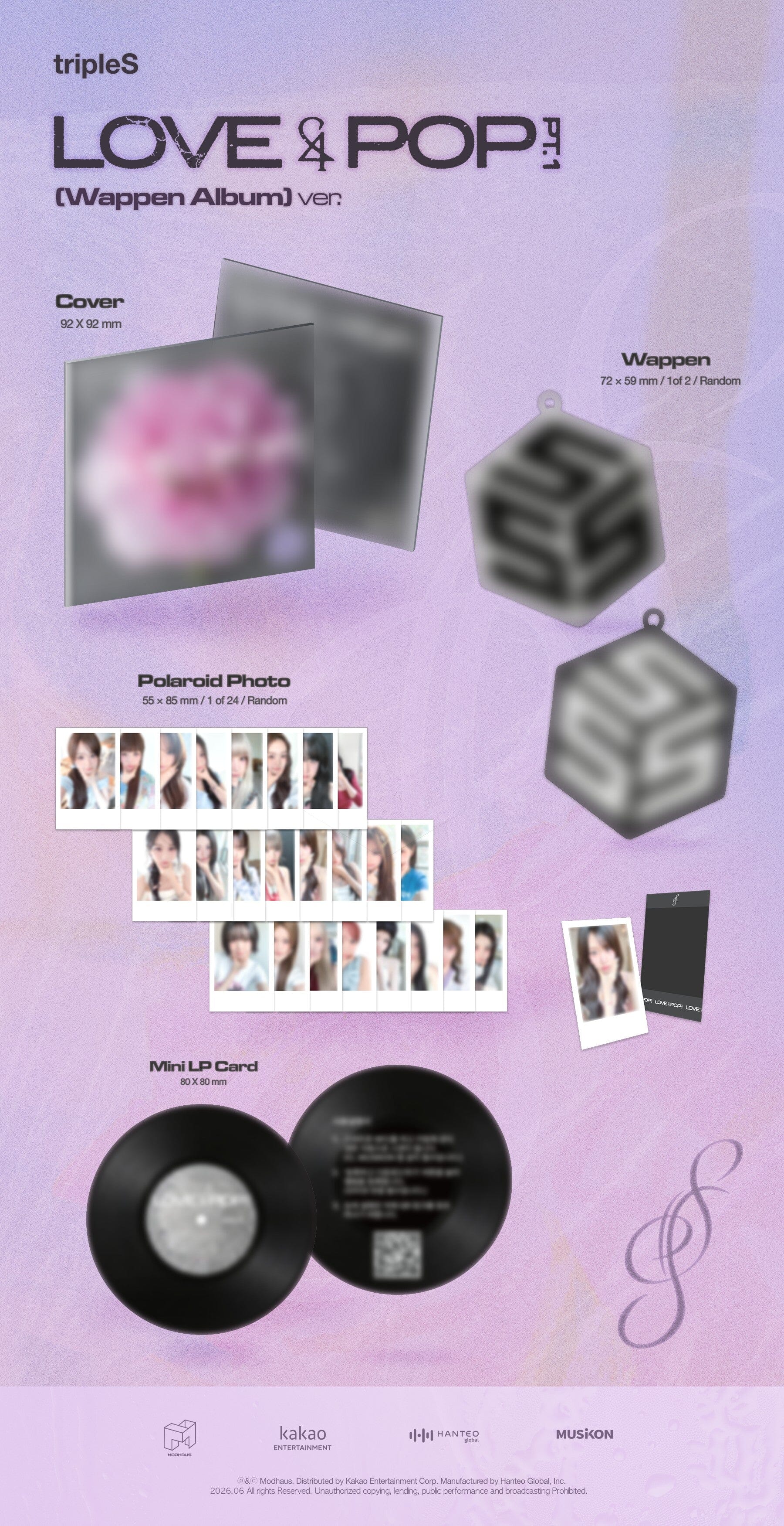 TRIPLES - LOVE&POP PT.1 (WAPPEN ALBUM) Nolae