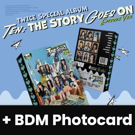 TWICE - TEN : THE STORY GOES ON (EPISODE VER.) + BDM PHOTOCARD
