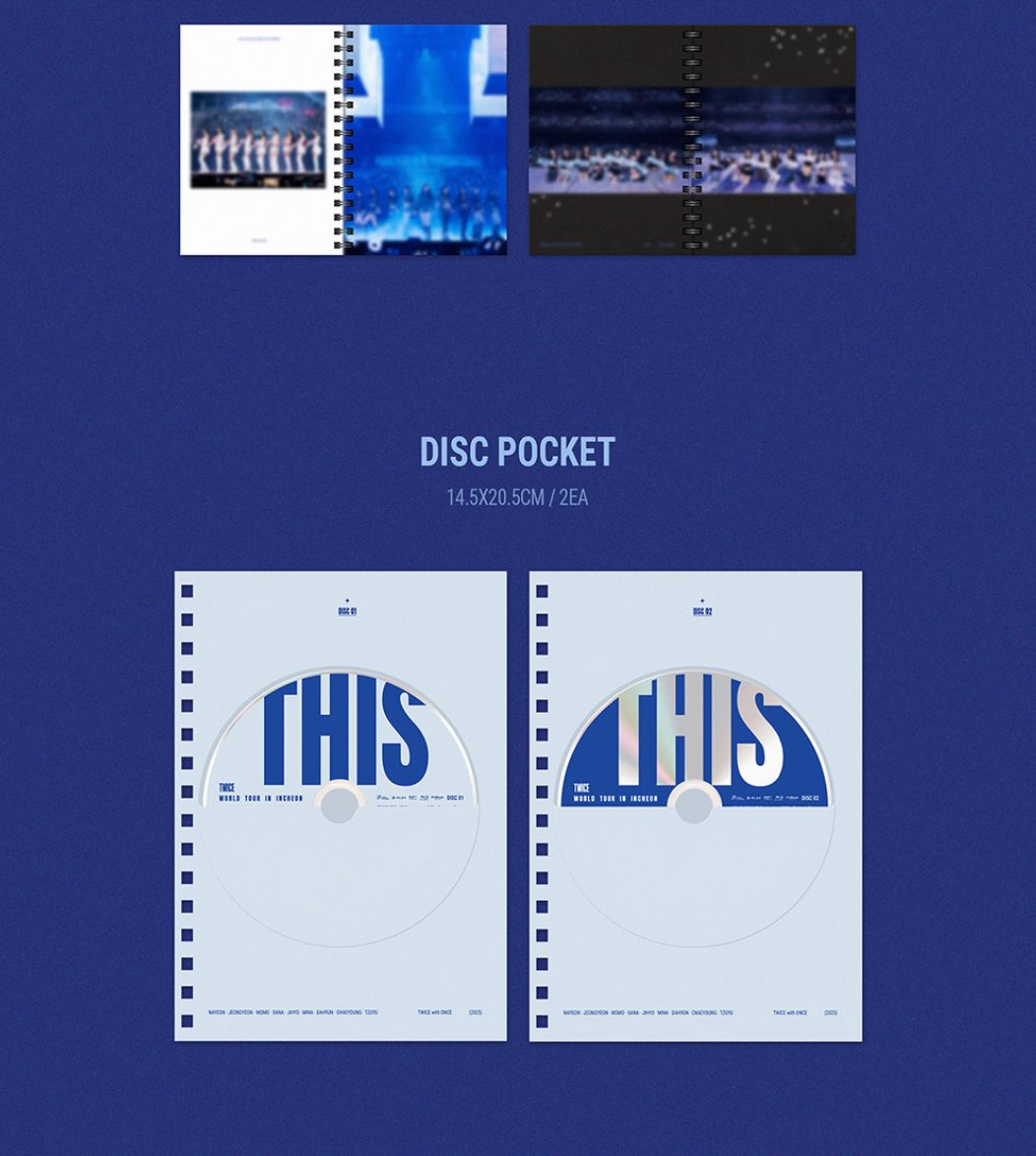 TWICE - 'THIS IS FOR' WORLD TOUR IN INCHEON (DVD & BLU-RAY) + Original