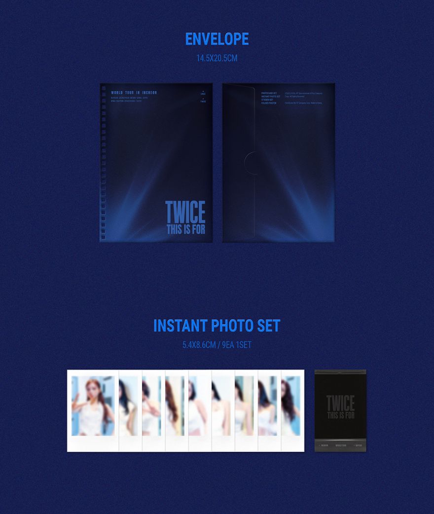 TWICE - 'THIS IS FOR' WORLD TOUR IN INCHEON (DVD & BLU-RAY) + Original
