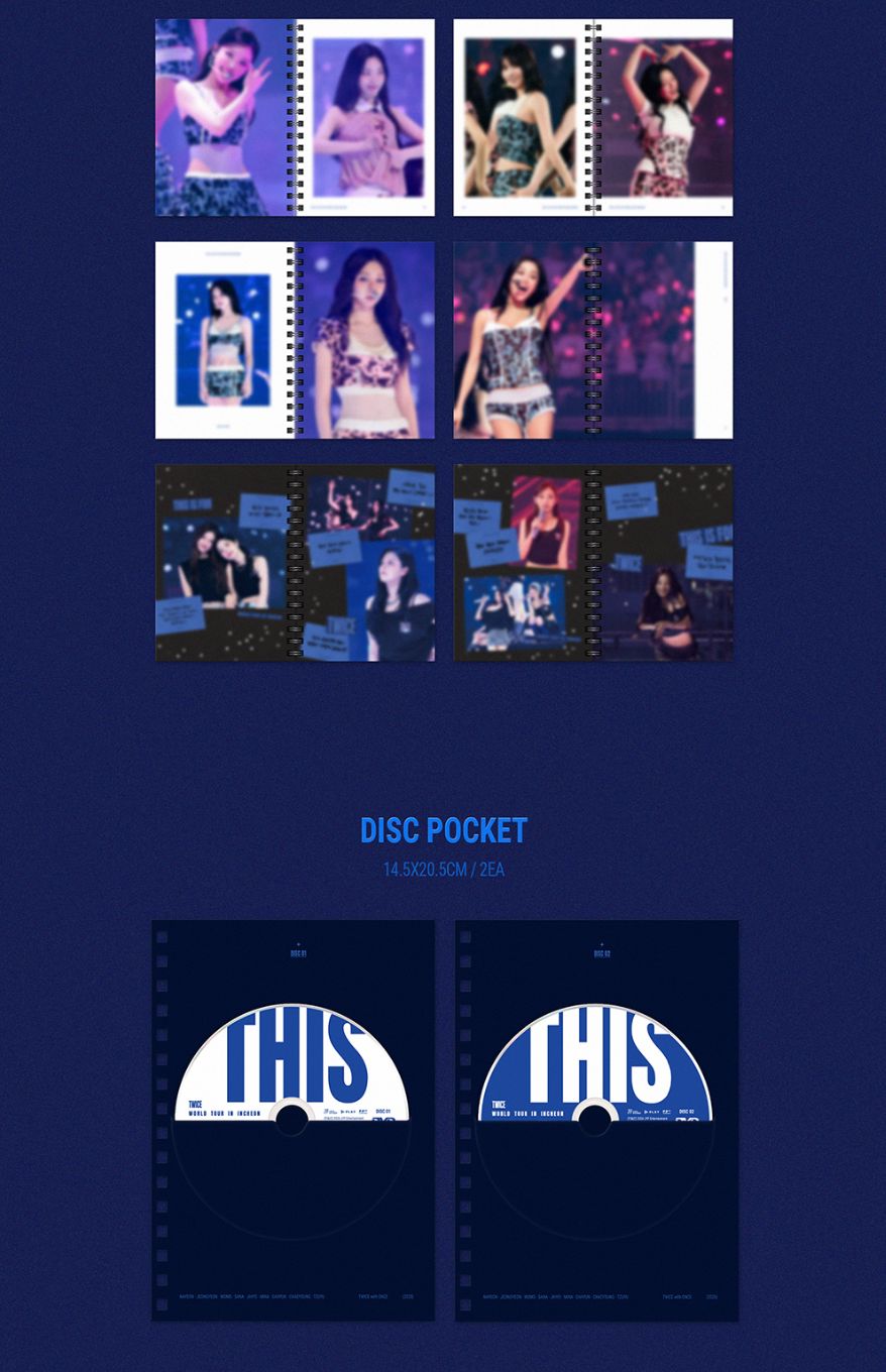 TWICE - 'THIS IS FOR' WORLD TOUR IN INCHEON (DVD & BLU-RAY) + Original
