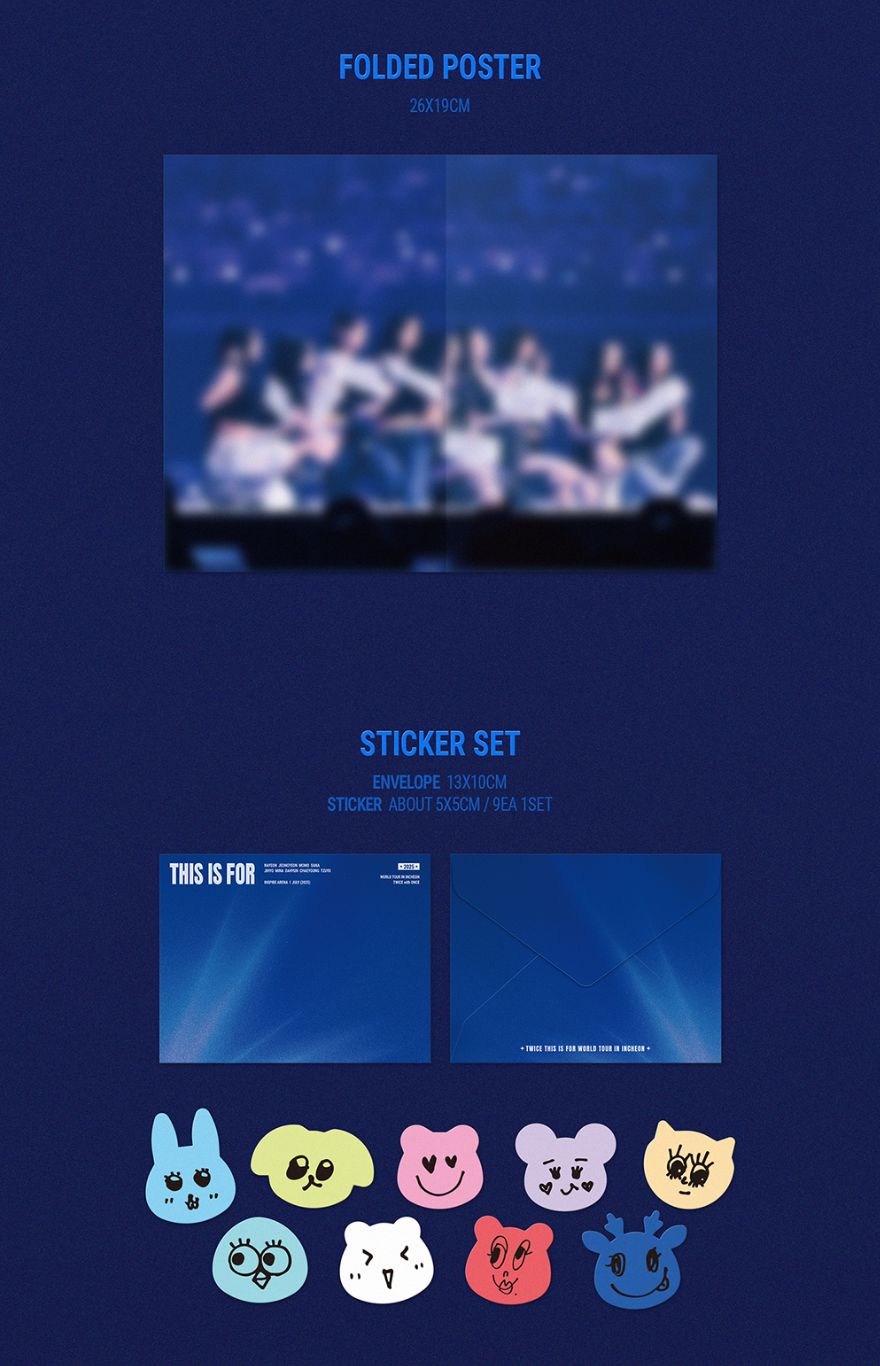 TWICE - 'THIS IS FOR' WORLD TOUR IN INCHEON (DVD & BLU-RAY) + Original Ticket Nolae