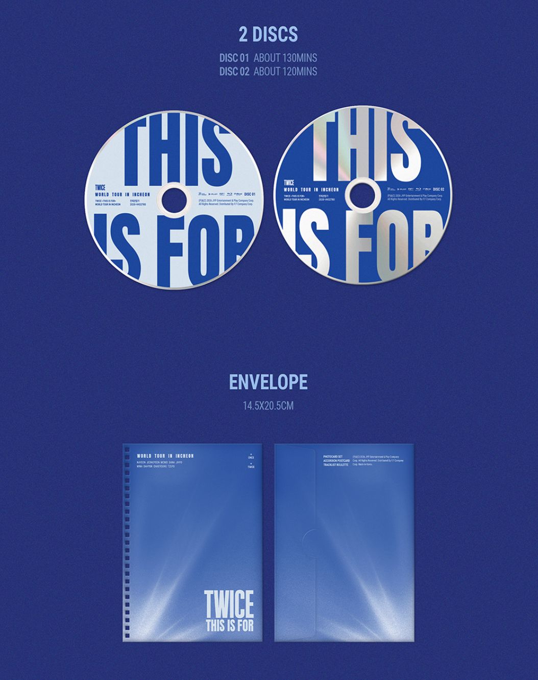 TWICE - 'THIS IS FOR' WORLD TOUR IN INCHEON (DVD & BLU-RAY) + Original