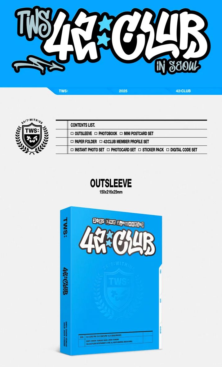 TWS - 42:CLUB : 1ST FANMEETING IN SEOUL + Weverse Gift Nolae