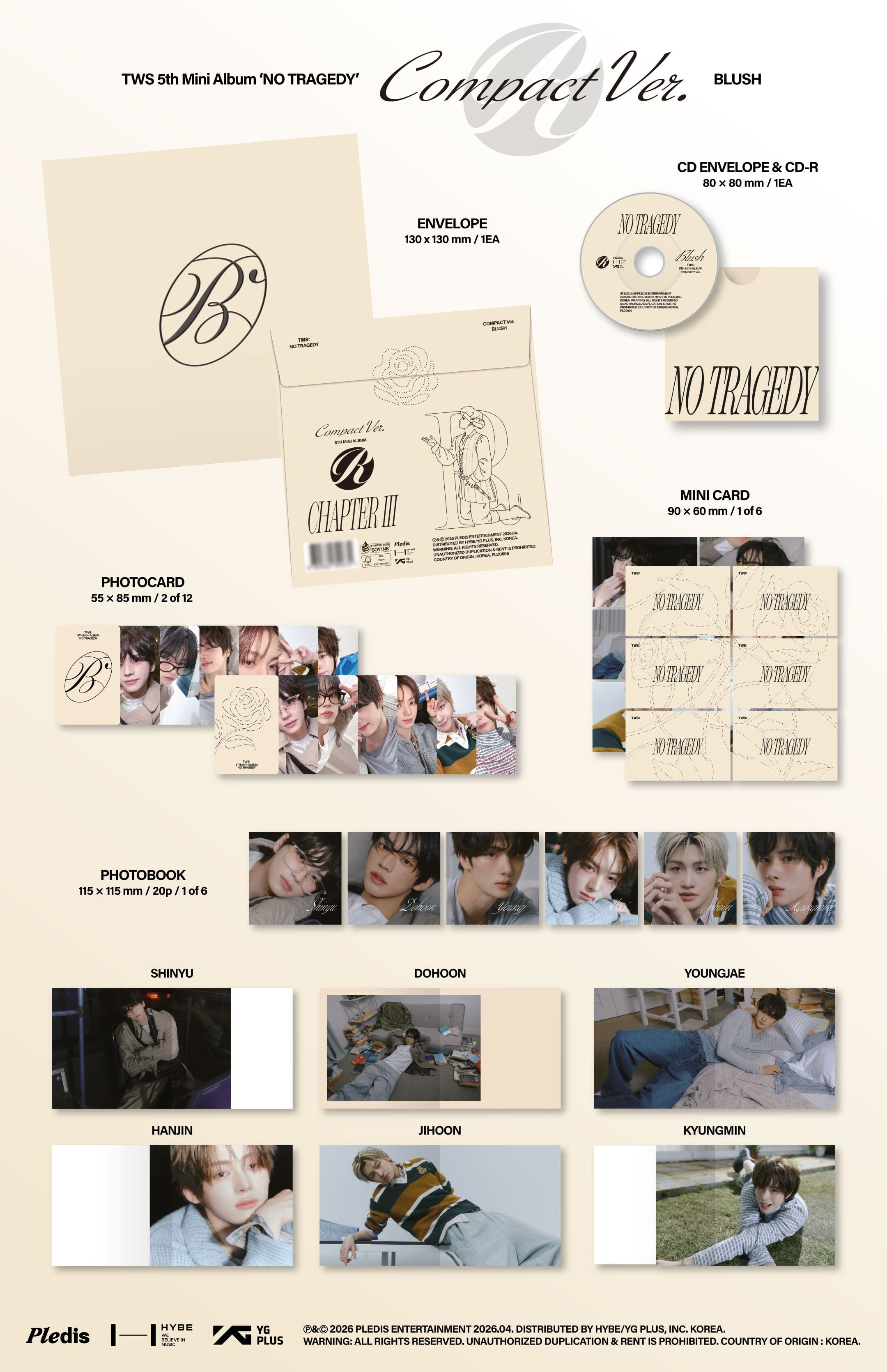 TWS - NO TRAGEDY (COMPACT VER.) Nolae