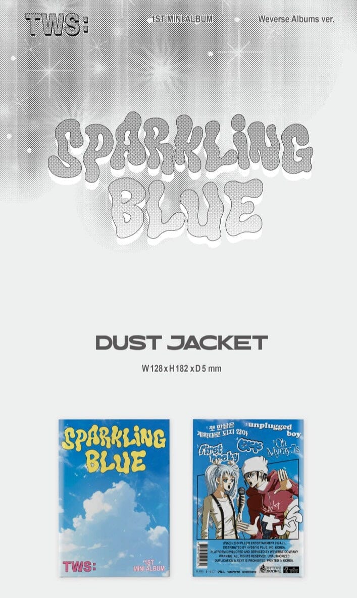 TWS - SPARKLING BLUE (1ST MINI ALBUM) WEVERSE ALBUMS VER. Nolae