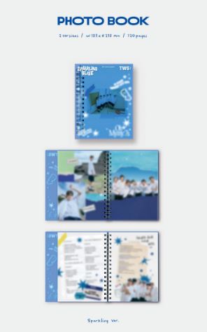 TWS - SPARKLING BLUE (1ST MINI ALBUM) + Weverse Gift Nolae