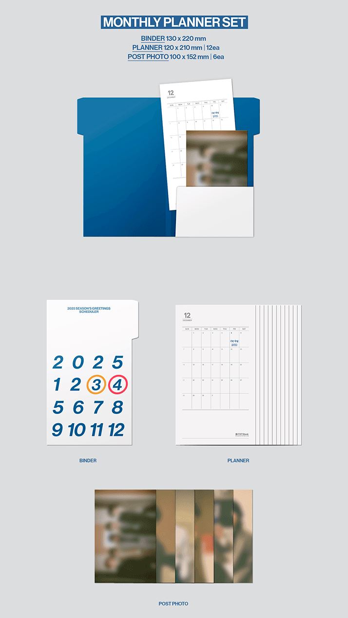 Txt Seasons Greetings store Full Set